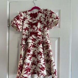 Janie and Jack Jacquard Dress with Matching Ballerina Shoes